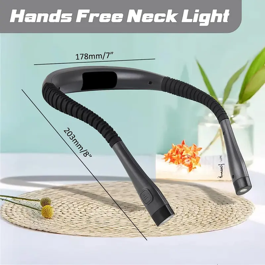 Rechargeable LED Neck Light, Bendable Reading Light