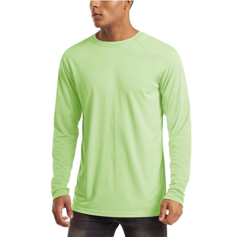 🏆70K+ Sold⚡ Men’s UPF 50+ Long Sleeve Performance Shirt – Quick Dry, Lightweight & Breathable
