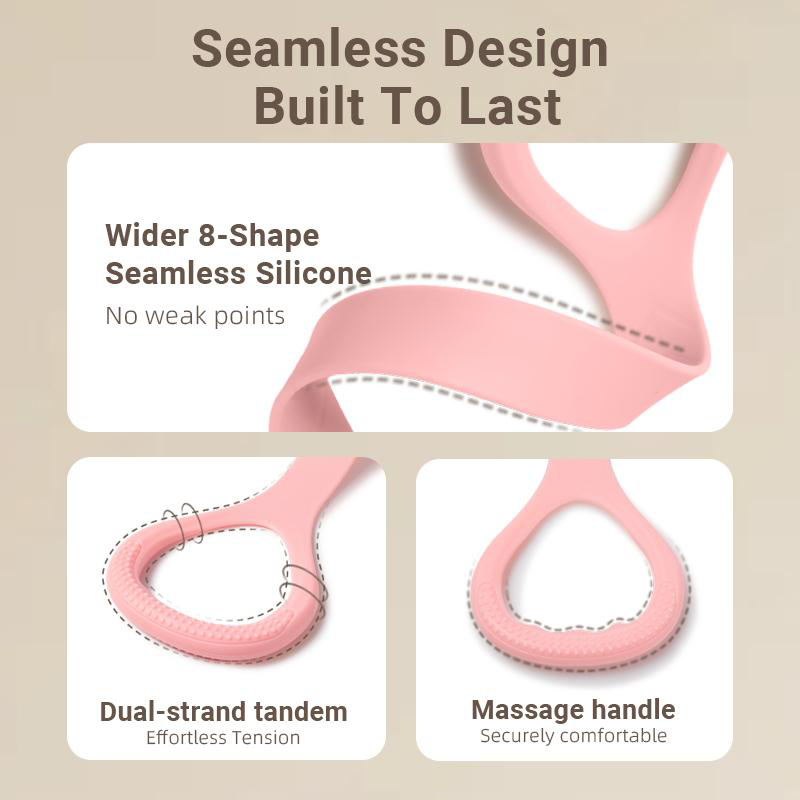 Fíor 8 Bandaí Friotaíochta – Bandaí Aclaíochta Silicone do Mhná