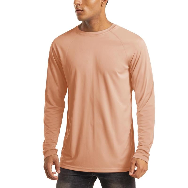 🏆70K+ Sold⚡ Men’s UPF 50+ Long Sleeve Performance Shirt – Quick Dry, Lightweight & Breathable