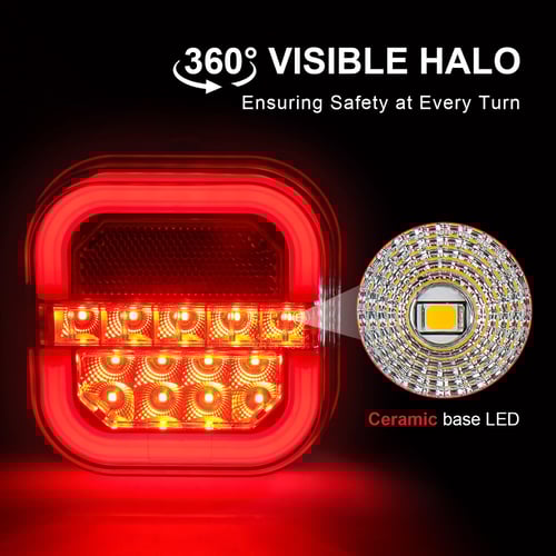 🔥Vânzare fierbinte 50% reducere🔥Lumini magnetice wireless pentru remorcă