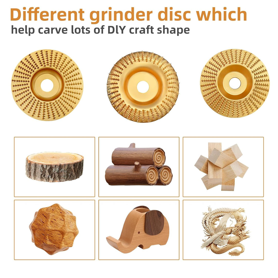 🏆Wood Carving Sanding Discs 🛠️Durable & Precision-Grit • Safe, Long-Lasting 🔒