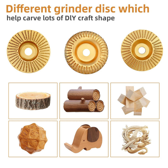 🏆Wood Carving Sanding Discs 🛠️Durable & Precision-Grit • Safe, Long-Lasting 🔒
