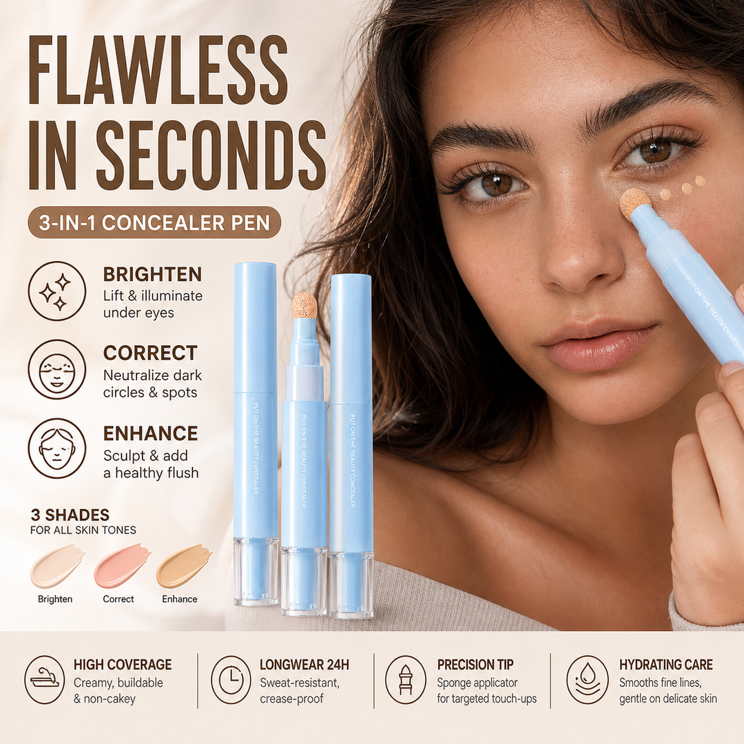 🖤 Black Friday Early Access: 50% OFF 🖤Multipurpose Concealer & Foundation Eye Concealer -👍24-hour Long-lasting