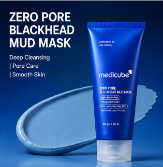 Zero Pore Blackhead Mud Mask | 3 min mud mask | pore care | Strong Blackhead Absorption