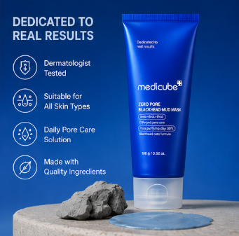 Zero Pore Blackhead Mud Mask | 3 min mud mask | pore care | Strong Blackhead Absorption
