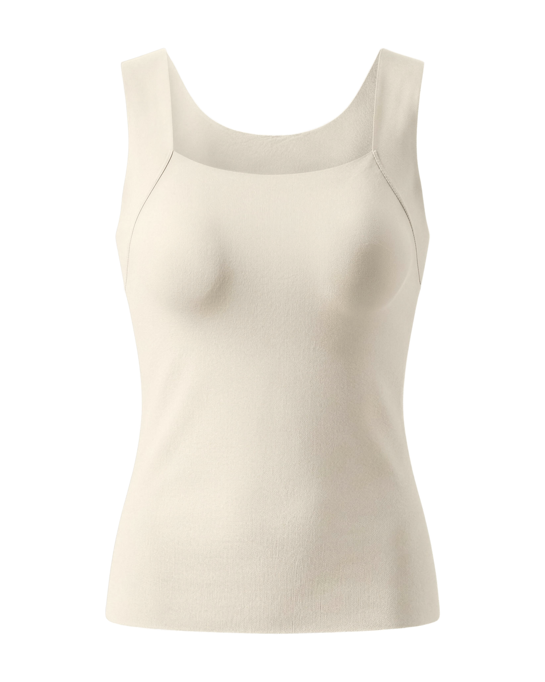 The Built-In Bra Tank cream