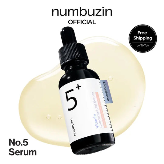 [magazin oficial numbuzin] Ser nr.5 | Ser concentrat de vitamine | Acid tranexamic 4%, niacinamidă 5%, glutation, vitamina C | Hiperpigmentare | 1,01 fl. oz.