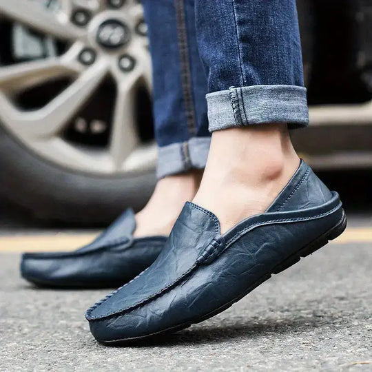 👞 60% OFF!&FERR SHIPPING!✈️✨ 2026 Men's Genuine Leather Driving Loafers – Comfortable Slip-On Casual Shoes for Everyday Wear