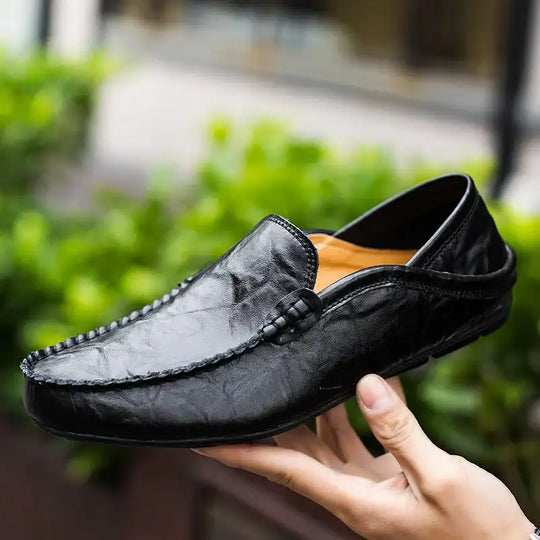 👞 60% OFF!&FERR SHIPPING!✈️✨ 2026 Men's Genuine Leather Driving Loafers – Comfortable Slip-On Casual Shoes for Everyday Wear