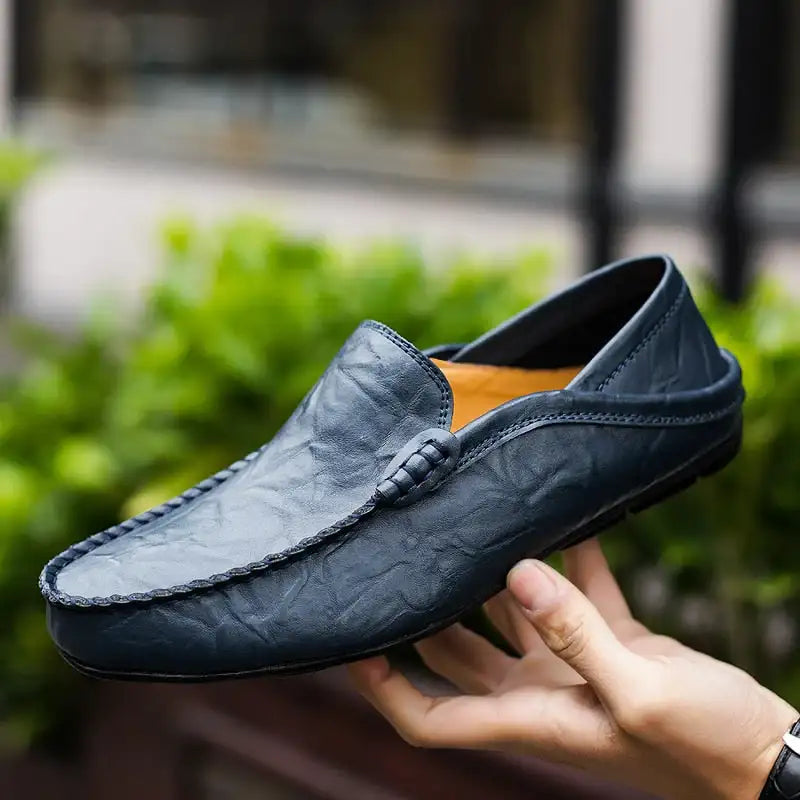 👞 60% OFF!&FERR SHIPPING!✈️✨ 2026 Men's Genuine Leather Driving Loafers – Comfortable Slip-On Casual Shoes for Everyday Wear