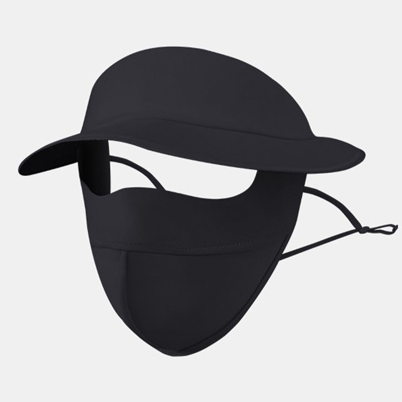 🔥Cumpără 1 Primești 1 Gratuit🔥Pălărie de protecție solară din mătase mată pentru față întreagă