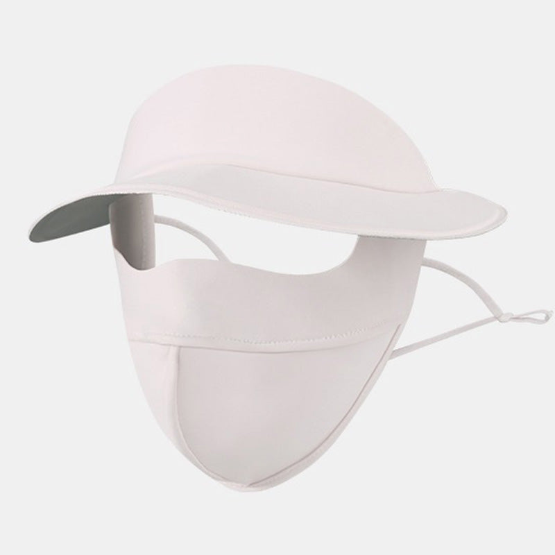 🔥Cumpără 1 Primești 1 Gratuit🔥Pălărie de protecție solară din mătase mată pentru față întreagă