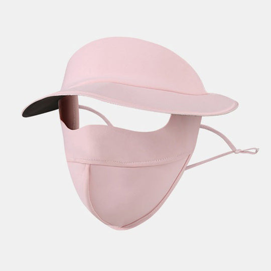🔥Cumpără 1 Primești 1 Gratuit🔥Pălărie de protecție solară din mătase mată pentru față întreagă