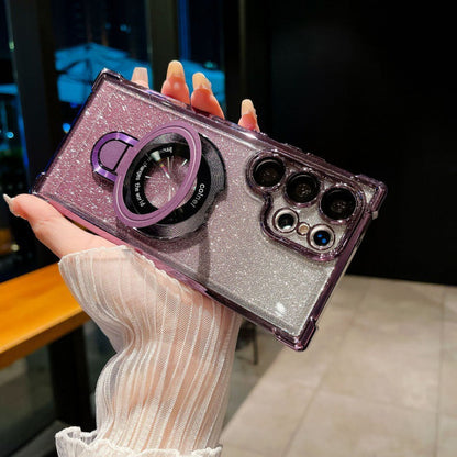 Magnetic Gradient Glitter Mobile Phone Cases
