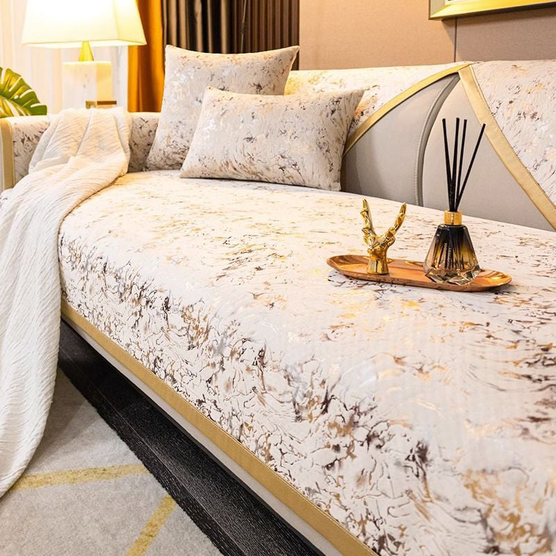 Luxury Design Jacquard Decor Washable Sofa Cover