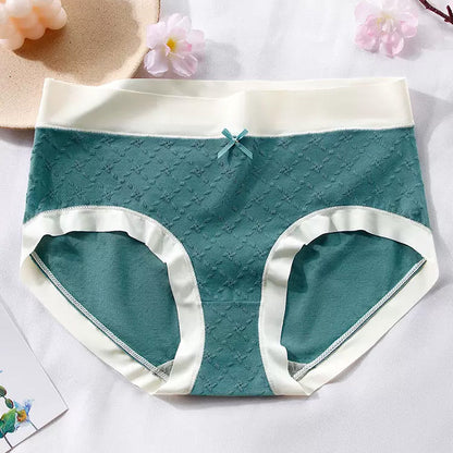 🔥50% OFF🔥Mid Waist Patterned Briefs for Women