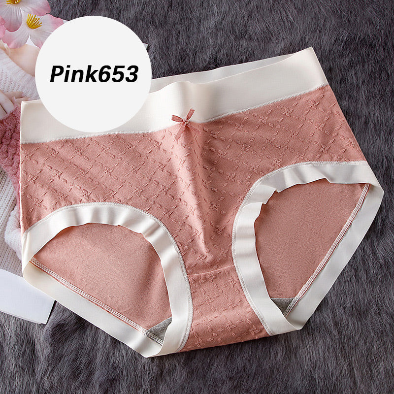 🔥50% OFF🔥Mid Waist Patterned Briefs for Women