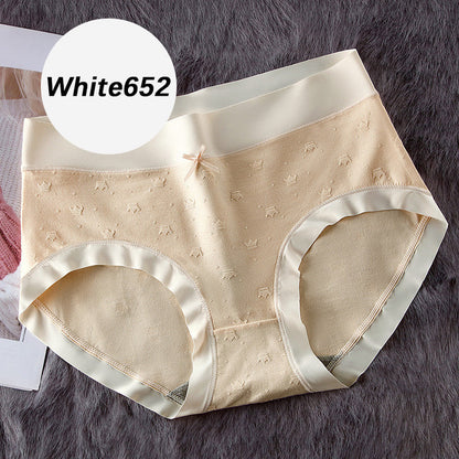 Mid Waist Patterned Briefs for Women