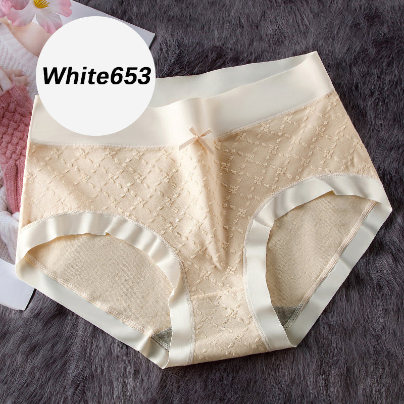 Mid Waist Patterned Briefs for Women