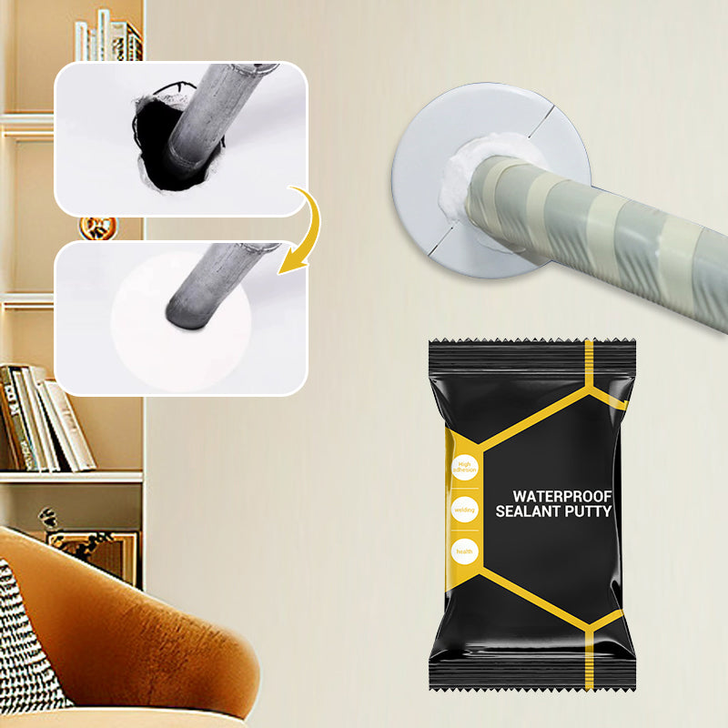 🥳2026 HOT SALE🥳💞50K+ SOLD!🔧🏠 50% OFF! Waterproof Sealant Putty – Seals cracks, aircon holes & pipe gaps. Soft & moldable – DIY repair made easy! 💪✨