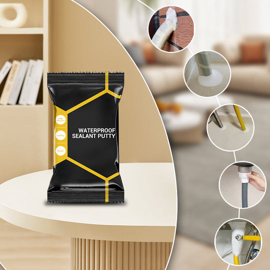 🥳2026 HOT SALE🥳💞50K+ SOLD!🔧🏠 50% OFF! Waterproof Sealant Putty – Seals cracks, aircon holes & pipe gaps. Soft & moldable – DIY repair made easy! 💪✨
