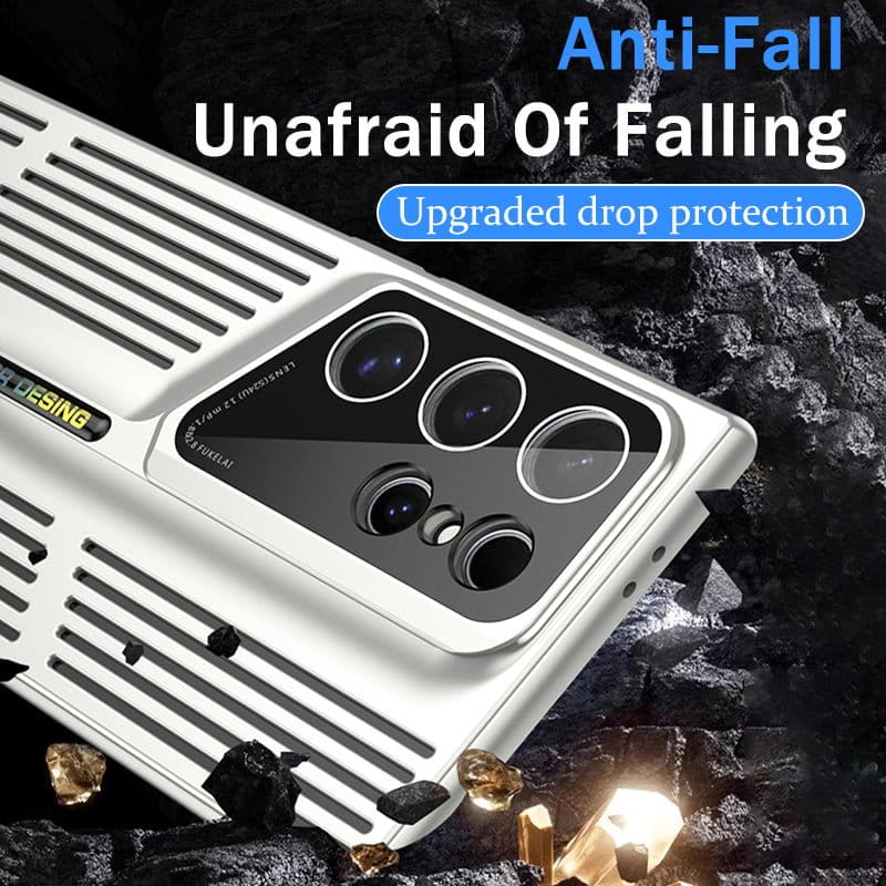 Slim Breattable Lens Protection Phone Case för Samsung