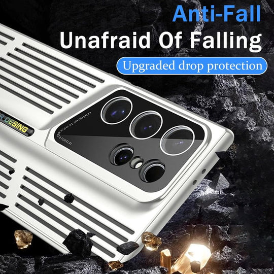 Slim Breattable Lens Protection Phone Case för Samsung