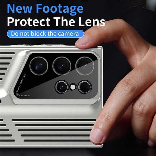 Slim Breattable Lens Protection Phone Case för Samsung