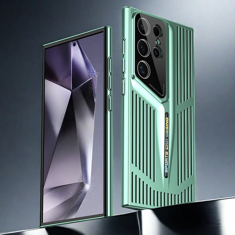 Slim Breattable Lens Protection Phone Case för Samsung