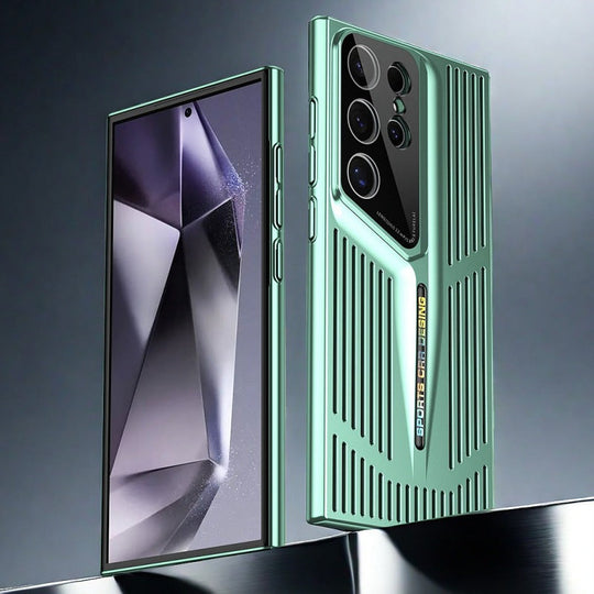 Slim Breattable Lens Protection Phone Case för Samsung