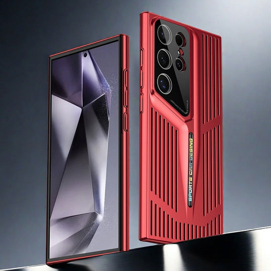 Slim Breattable Lens Protection Phone Case för Samsung