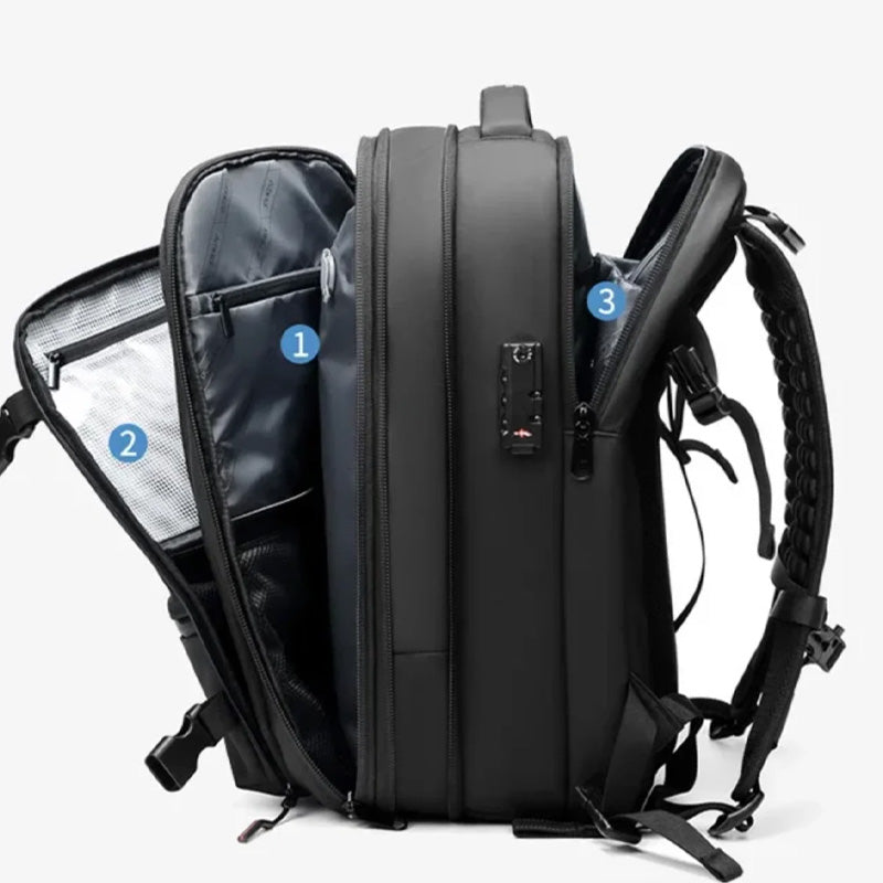 Multifunctional Expandable Large Capacity Travel Backpack