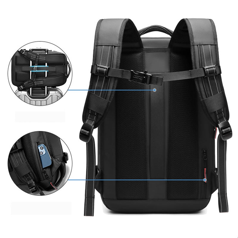 Multifunctional Expandable Large Capacity Travel Backpack