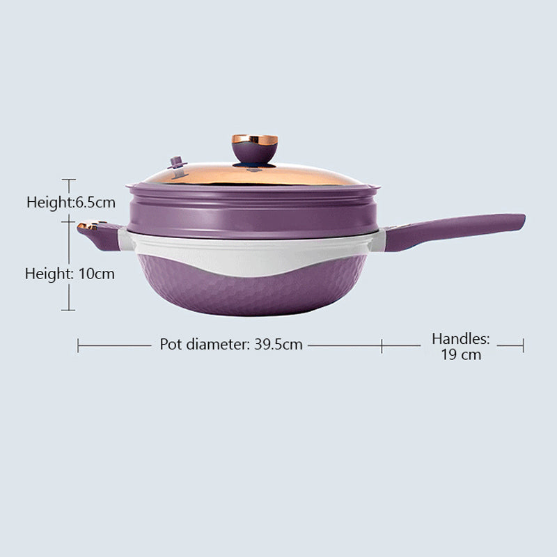 🔥Free Shipping🔥 Non-Stick Pan With Steamer Basket