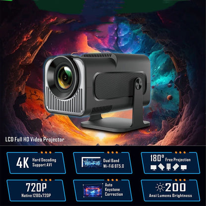 💥Anniversary-Promotion Limit Time 55% OFF🥰Portable HD Adjustable Low Noise Projector