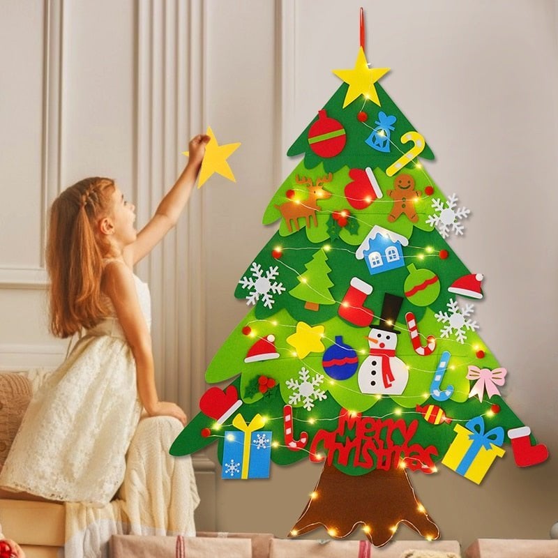 🎄Christmas Promotion 50% OFF🎅✨DIY Felt Christmas Tree Set🎁