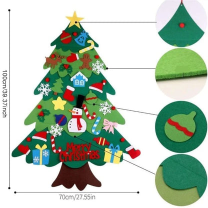 🎄Christmas Promotion 50% OFF🎅✨DIY Felt Christmas Tree Set🎁