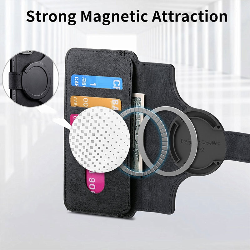 New Arrival | 2-in-1 Magnetic All-inclusive Leather Protective Cover with Detachable Card Holder for Samsung Galaxy S Series