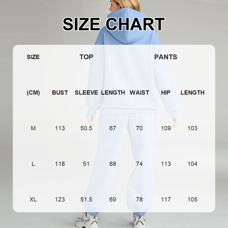 ✨Ny ankomst✨Casual huvtröja med långa ärmar och byxor, 2-delat set