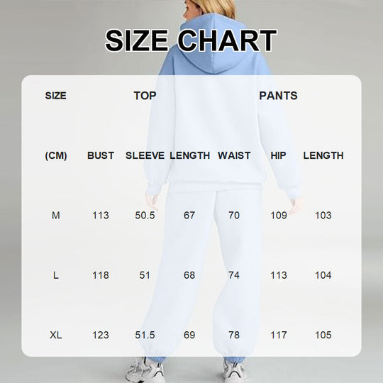 ✨Ny ankomst✨Casual huvtröja med långa ärmar och byxor, 2-delat set