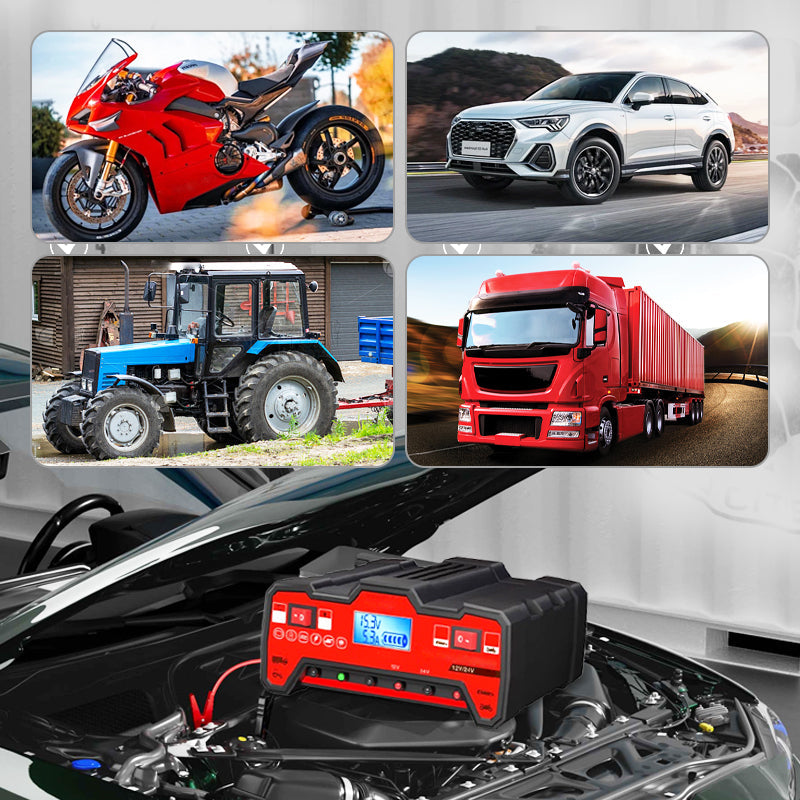 🎉Varmt salg 50 % RABATT🎉Intelligent pulsreparasjonsbatterilader for biler