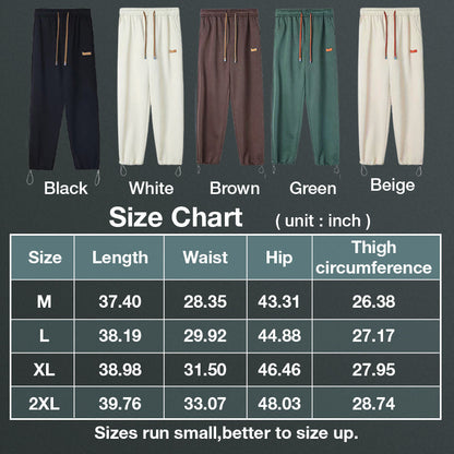 Men’s knitted loose straight leg casual pants