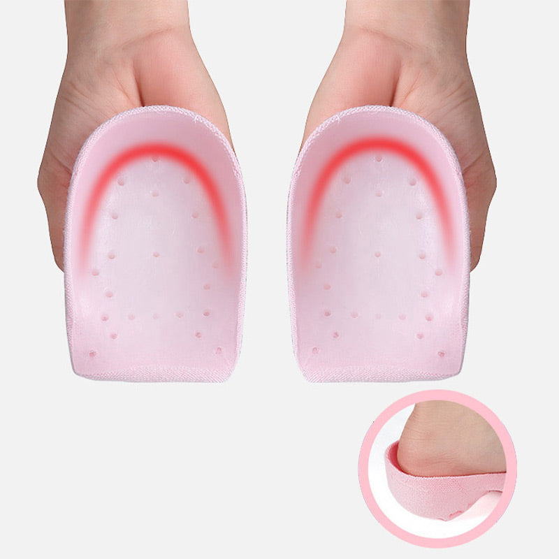 Ademvolle onzichtbare hoogte verhoogt de sokken