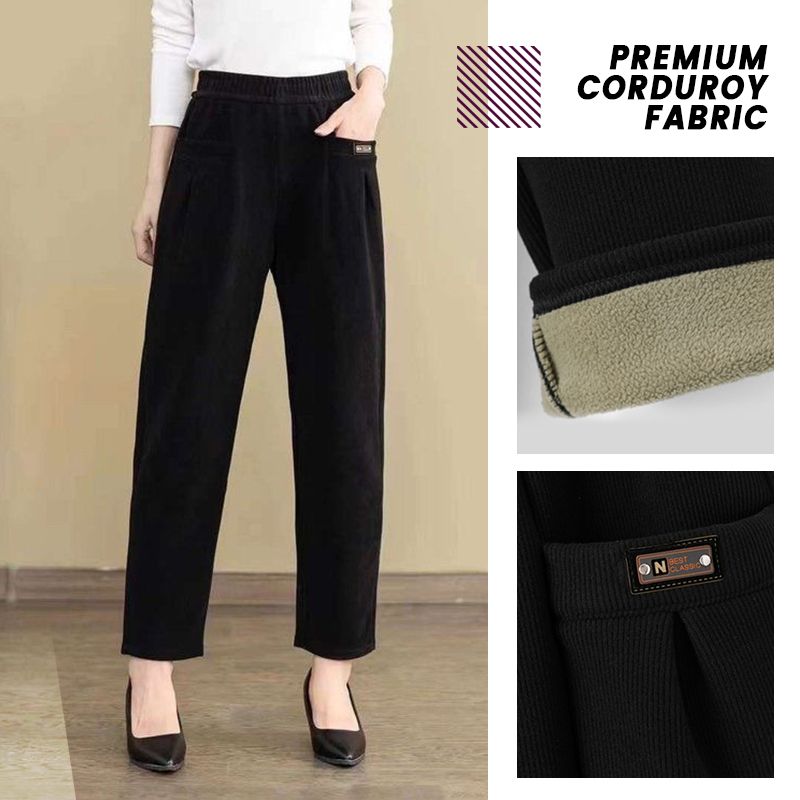 🖤Black Friday Sale:50% OFF🖤Women’s High-rise Elastic Corduroy Trousers