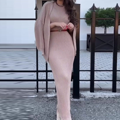 💕Women's 2-Piece Loose Sweater Dress Set