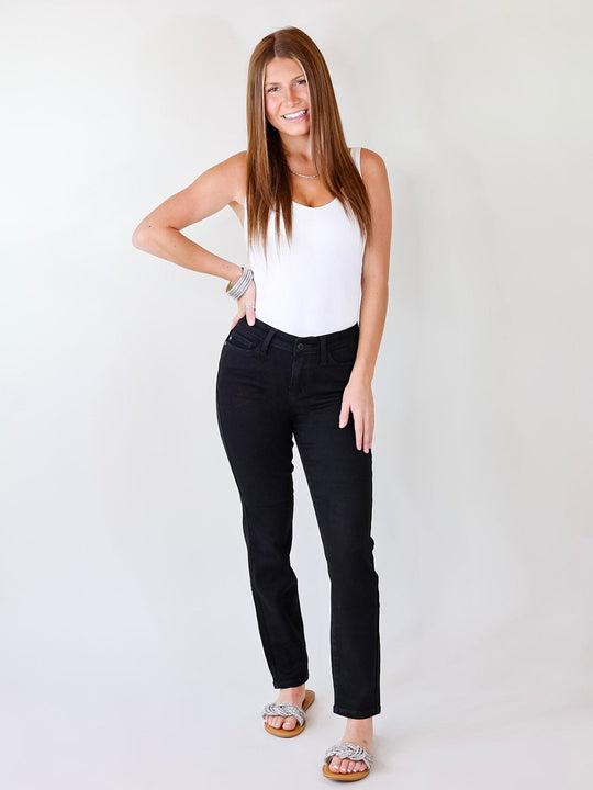 💗Hot Promotion 50% Off💗Tummy Control Cuffed Slim Fit Jeans