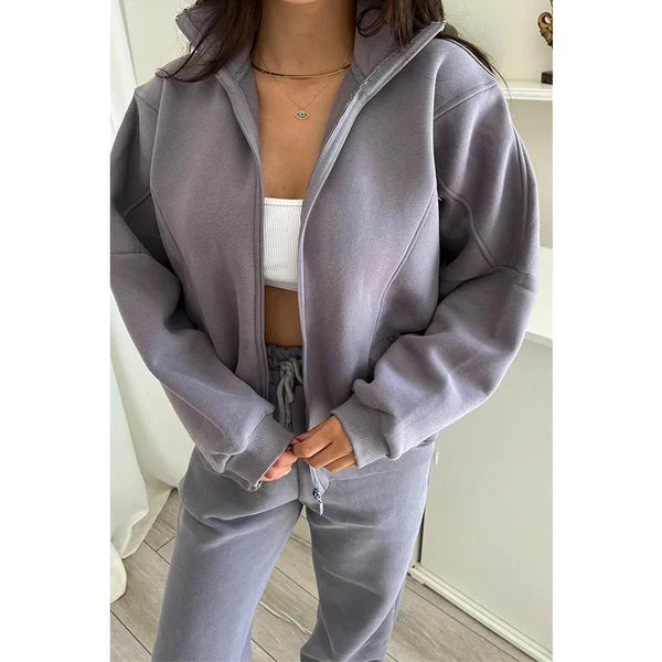 🔥🖤Black Friday Sale 50% OFF🔥Triple Threaded High-Neck Casual Sportswear 2-piece set