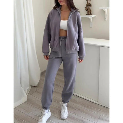 🔥🖤Black Friday Sale 50% OFF🔥Triple Threaded High-Neck Casual Sportswear 2-piece set