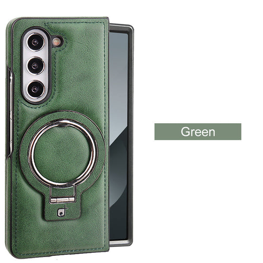 Prémiové PU kožené magnetické pouzdro se stojánkem pro Samsung Z Fold 3/4/5/6